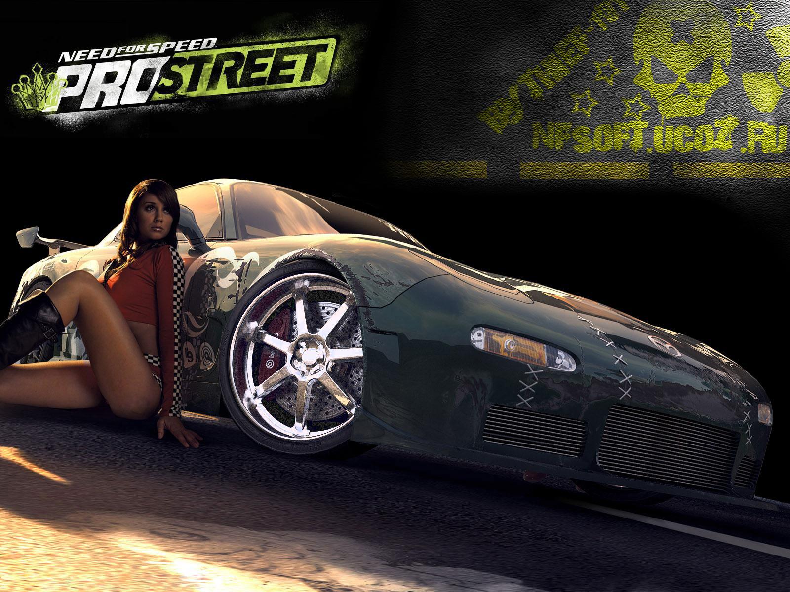 Обои на рабочий стол, ProStreet - Need For Speed World Site.